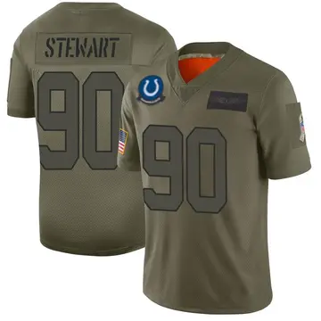 Camo Men's Grover Stewart Indianapolis Colts Limited 2019 Salute to Service Jersey