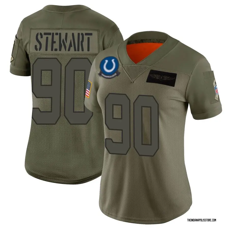 Camo Women's Grover Stewart Indianapolis Colts Limited 2019 Salute to Service Jersey