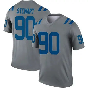 Gray Men's Grover Stewart Indianapolis Colts Legend Inverted Jersey