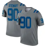 Gray Youth Grover Stewart Indianapolis Colts Legend Inverted Jersey