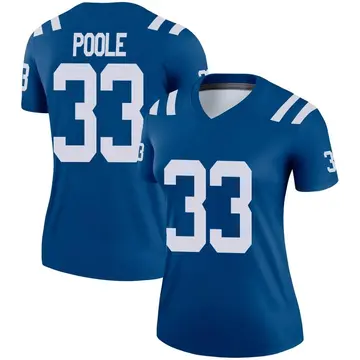 Royal Women's Brian Poole Indianapolis Colts Legend Jersey