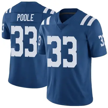 Royal Youth Brian Poole Indianapolis Colts Limited Color Rush Vapor Untouchable Jersey
